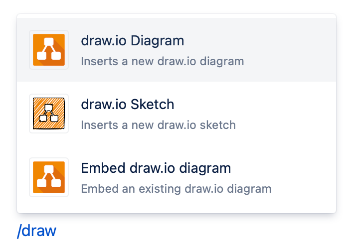 Add the draw.io Diagram macro to insert a diagram into Confluence Cloud