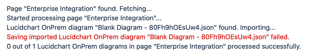 Previously converted diagrams from Lucidchart OnPrem to draw.io won't be converted again