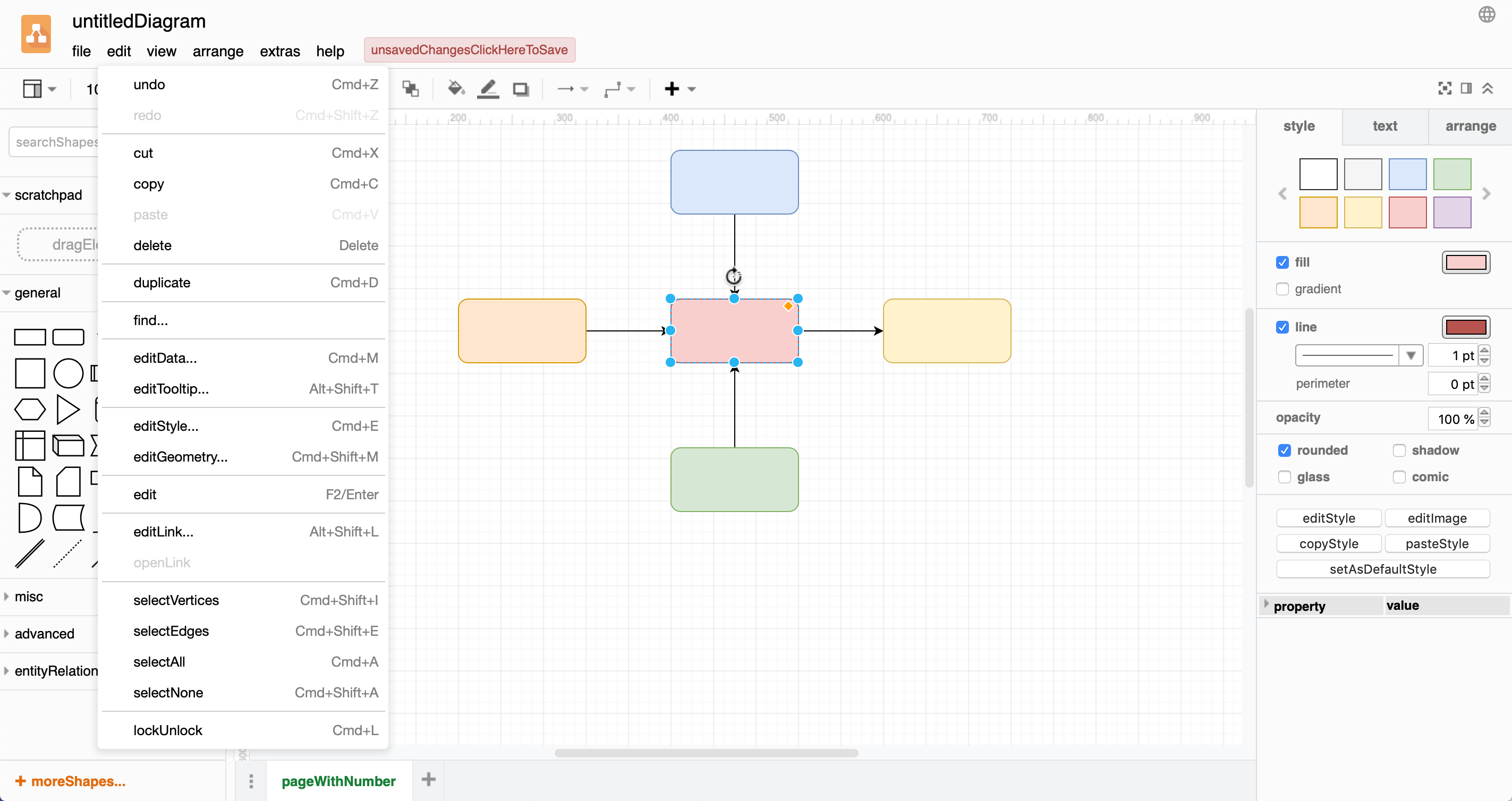 See where the strings appear in context in the diagrams.net interface to help you translate